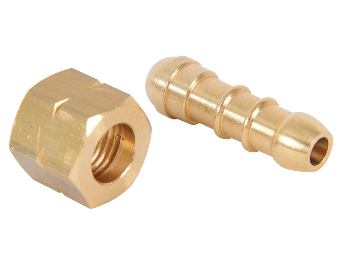 Badé slangpilaar met 1/4 inch wartelmoer