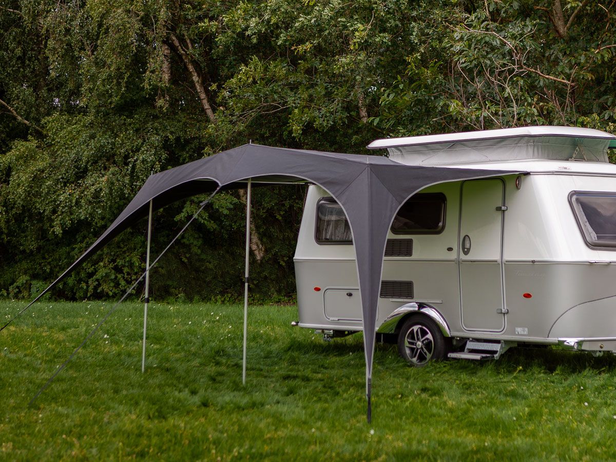 Campooz Travelling caravanluifel 260 cm - zwart