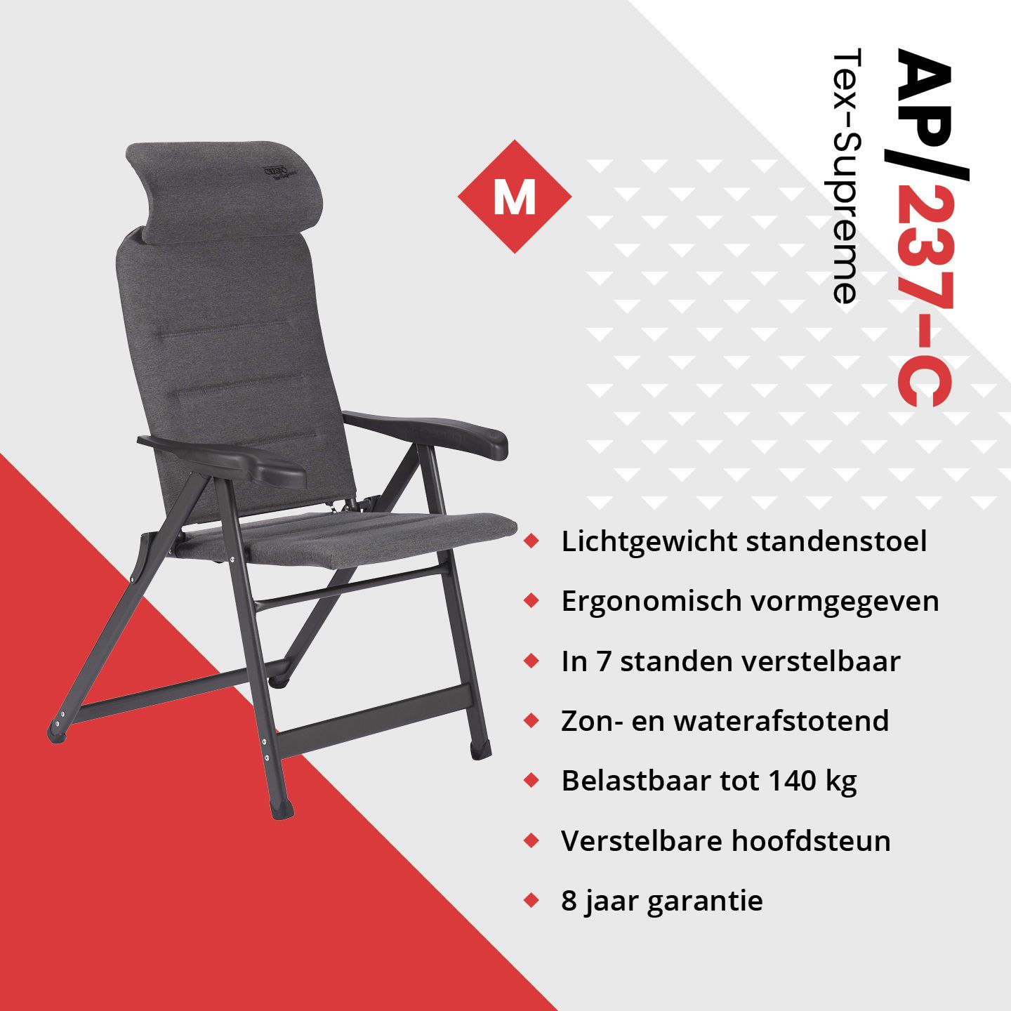 Crespo AP-237 Tex-Supreme Compact standenstoel