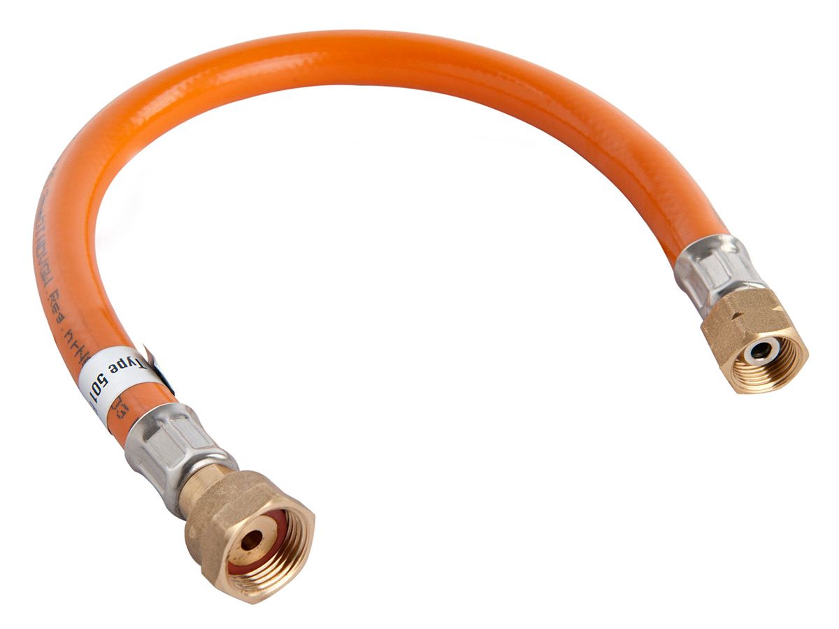 Pigtail hoge druk gasslang - 40 cm