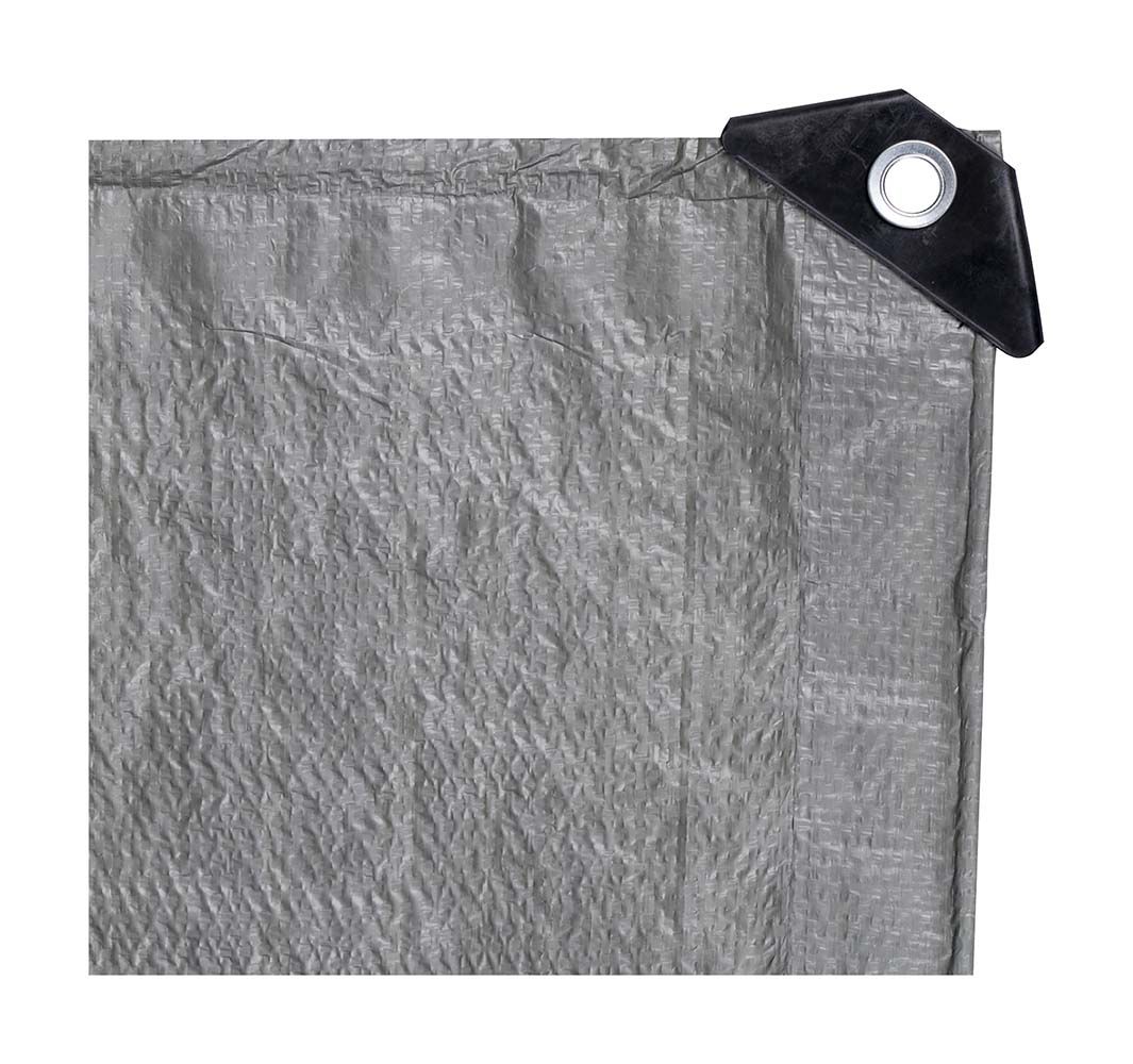 Bo-Camp 400 x 300 cm afdekzeil - Grey