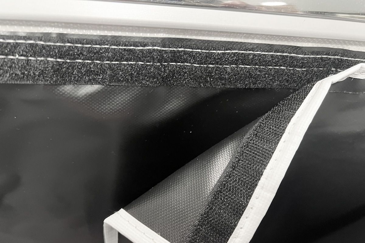 ESVO 11 meter tochtstrook met klittenband en opbergzak