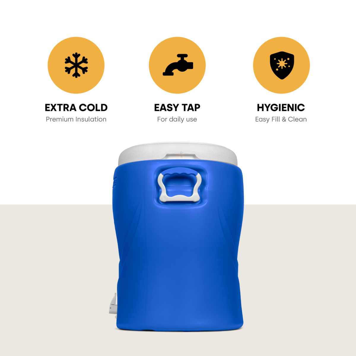 Pinnacle Platino 10 Gallon drankkoeler - Blue