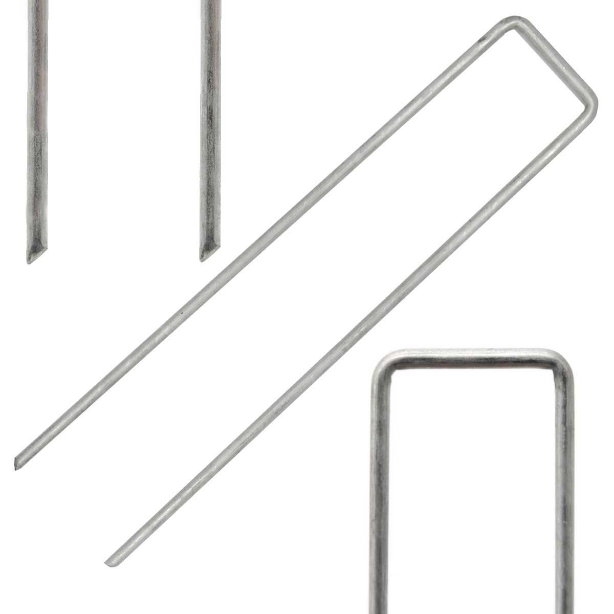 AMANKA 100 stalen grondpennen