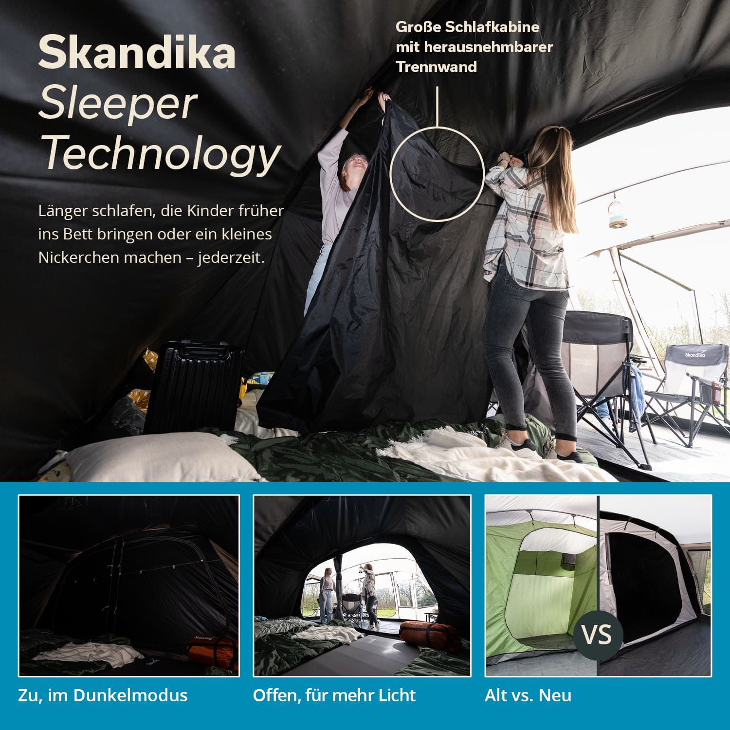 Skandika Nordland Sleeper 6 Tunneltent