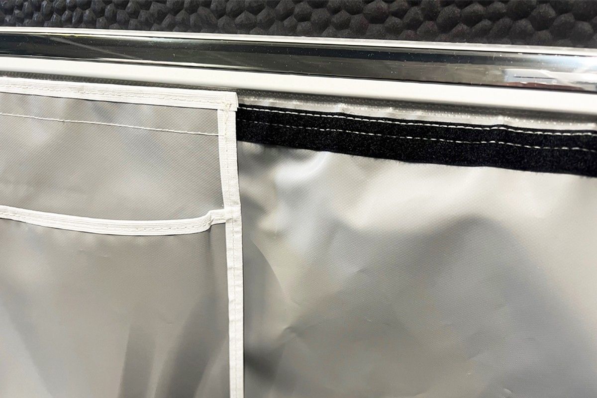 ESVO 8 meter tochtstrook met klittenband en opbergzak