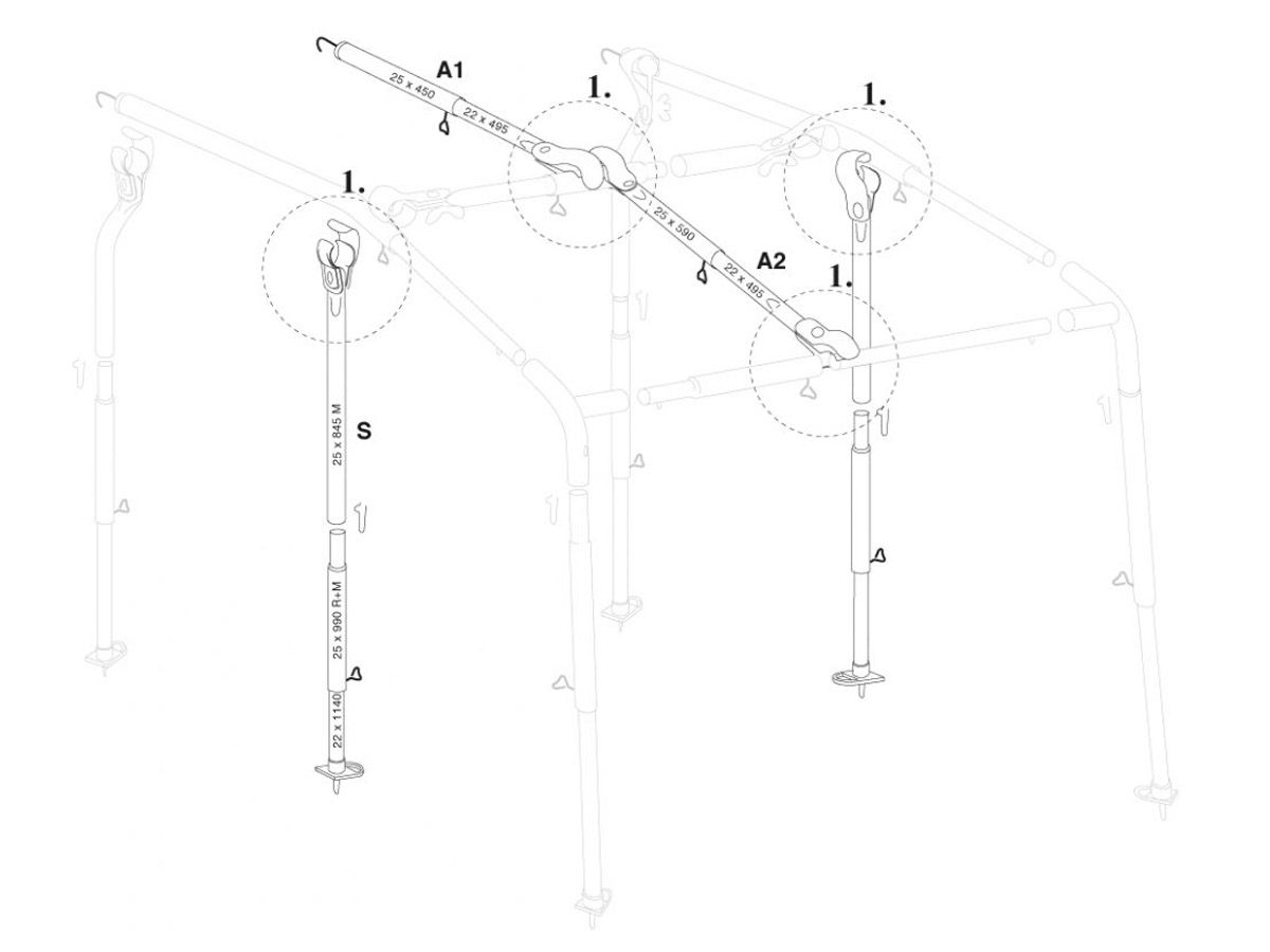 Walker Snow & Fun Plus Safety Set verstevigingsset