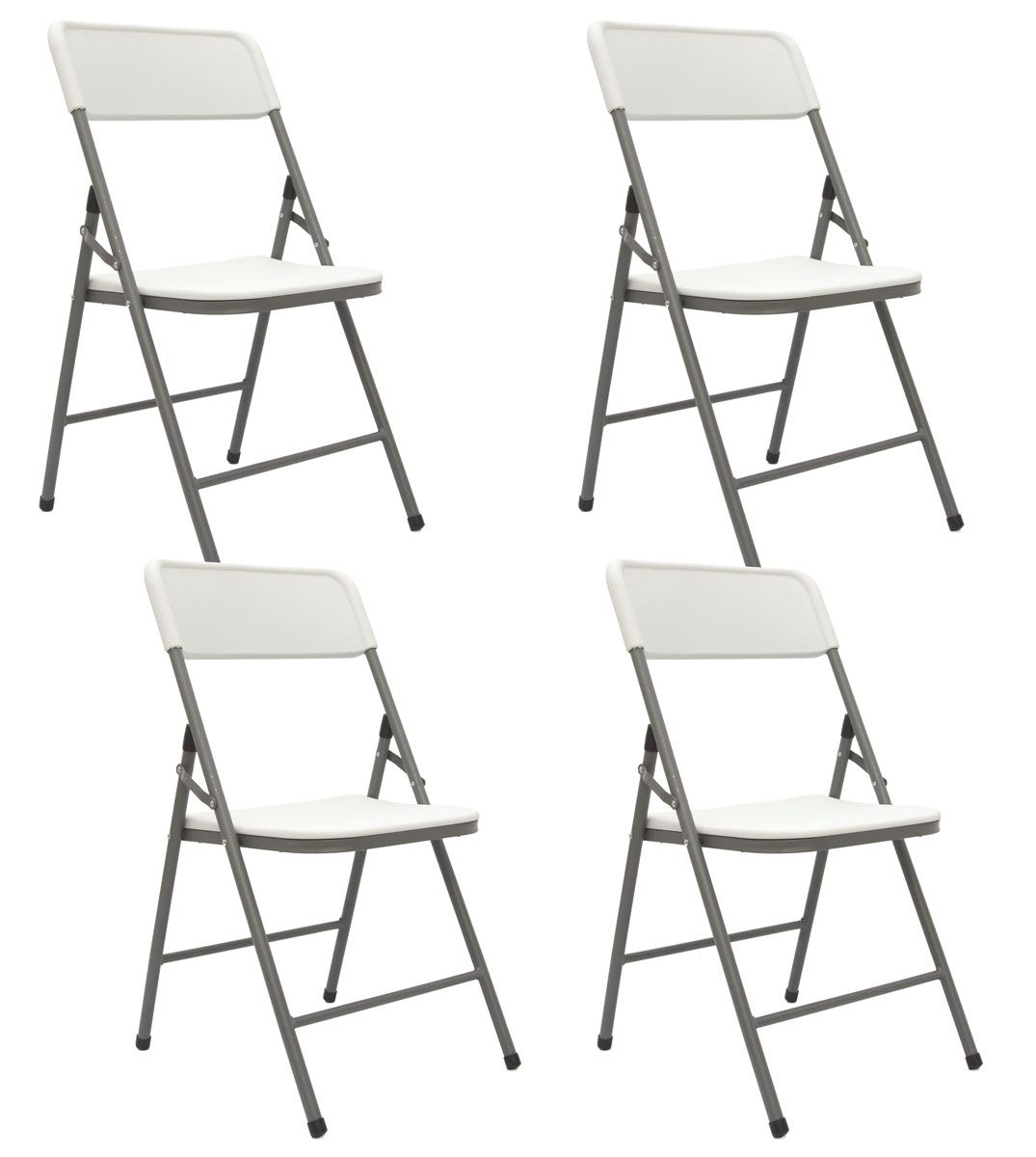 AMANKA set van 2 witte klapstoelen