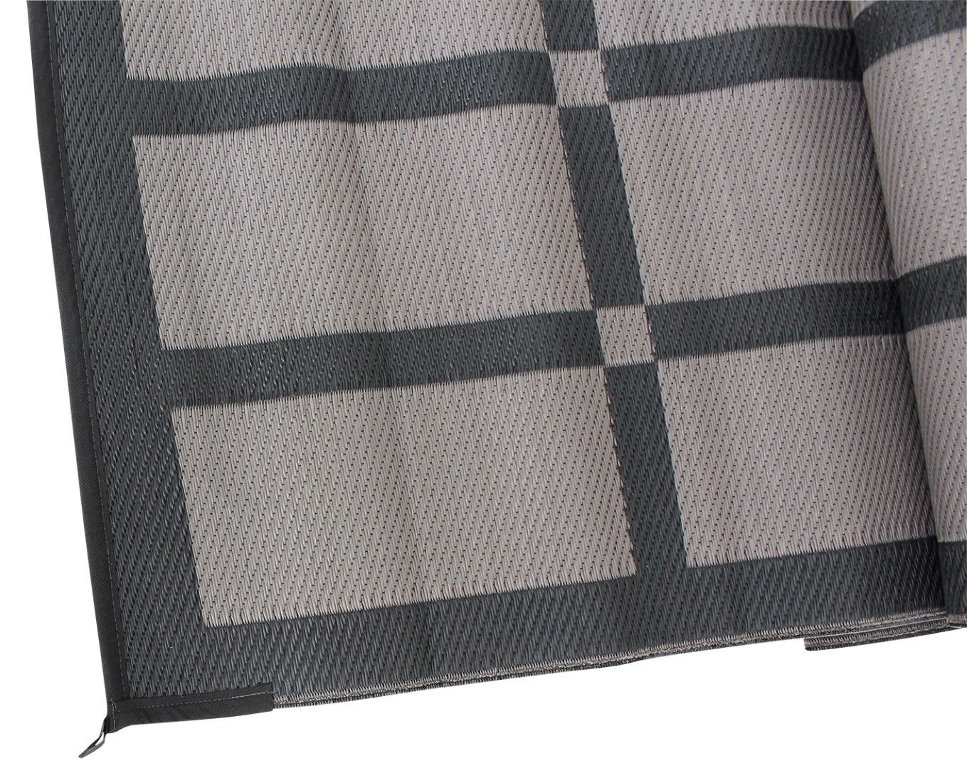 Eurotrail 250 x 300 Patio Mat - Black/Grey