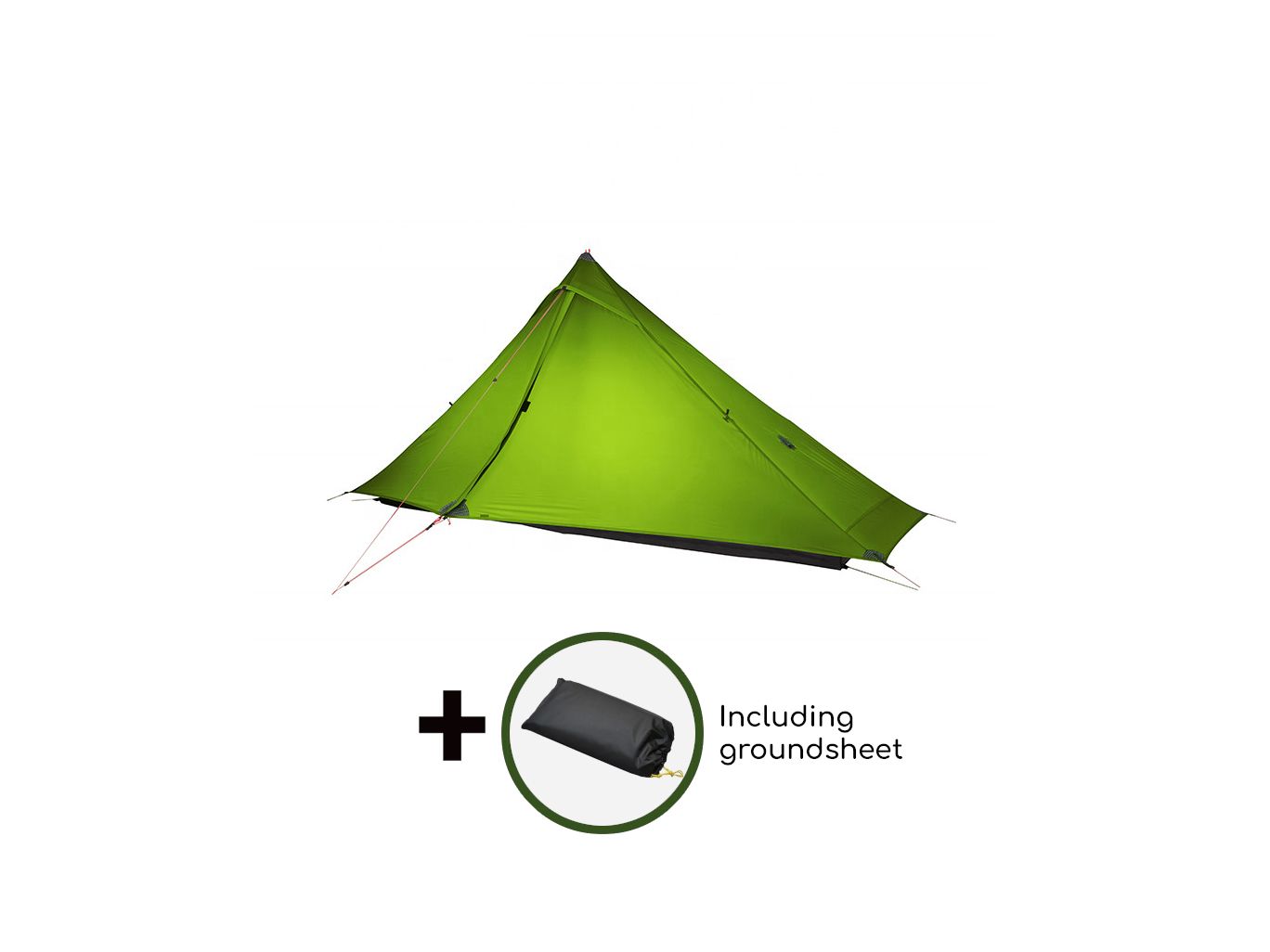 3F UL GEAR PRO 4 seizoenen 1-persoons tent - Green