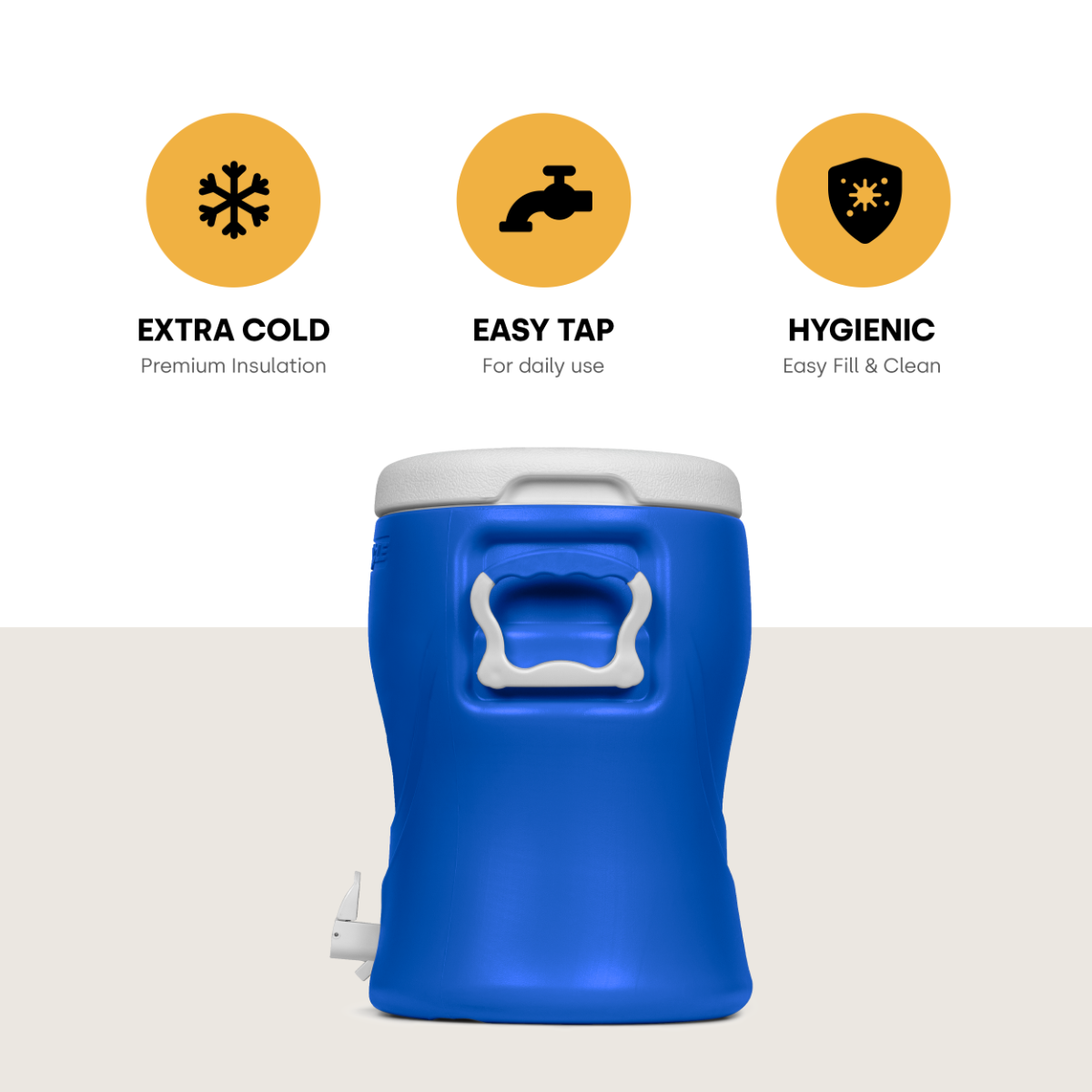 Pinnacle Platino 3 Gallon drankkoeler - Blue