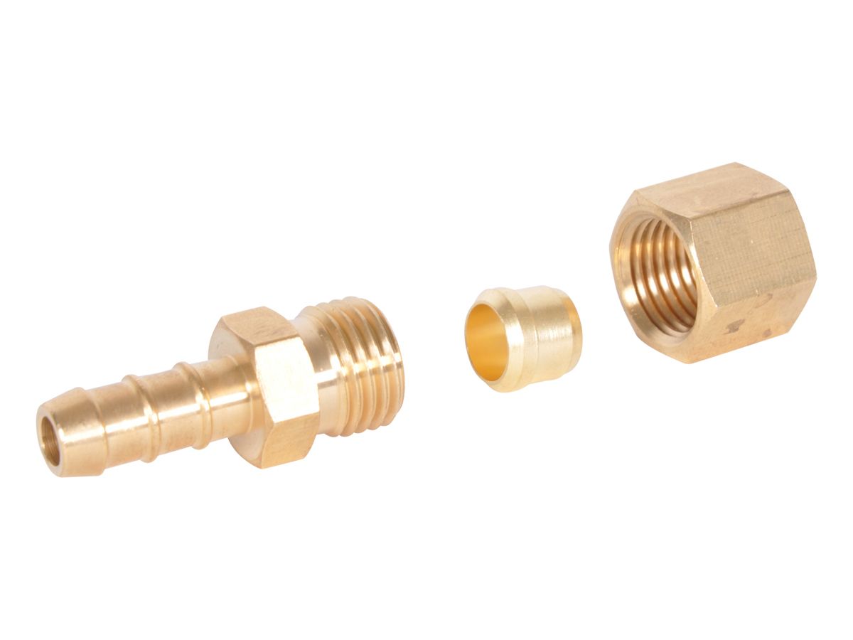 Obelink 8 mm knelkoppeling x slangpilaar adapter