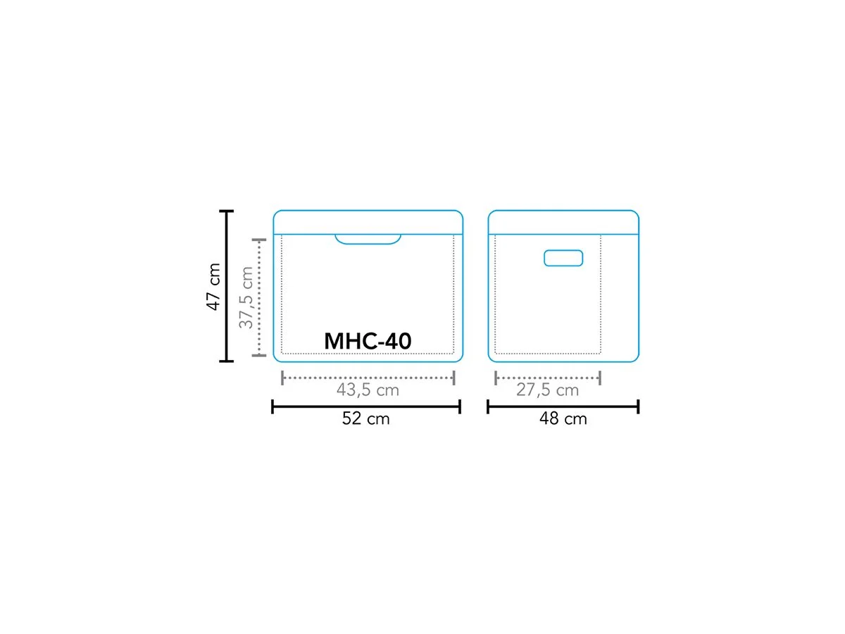 Mestic MHC-40 AC/DC Hybride koelbox