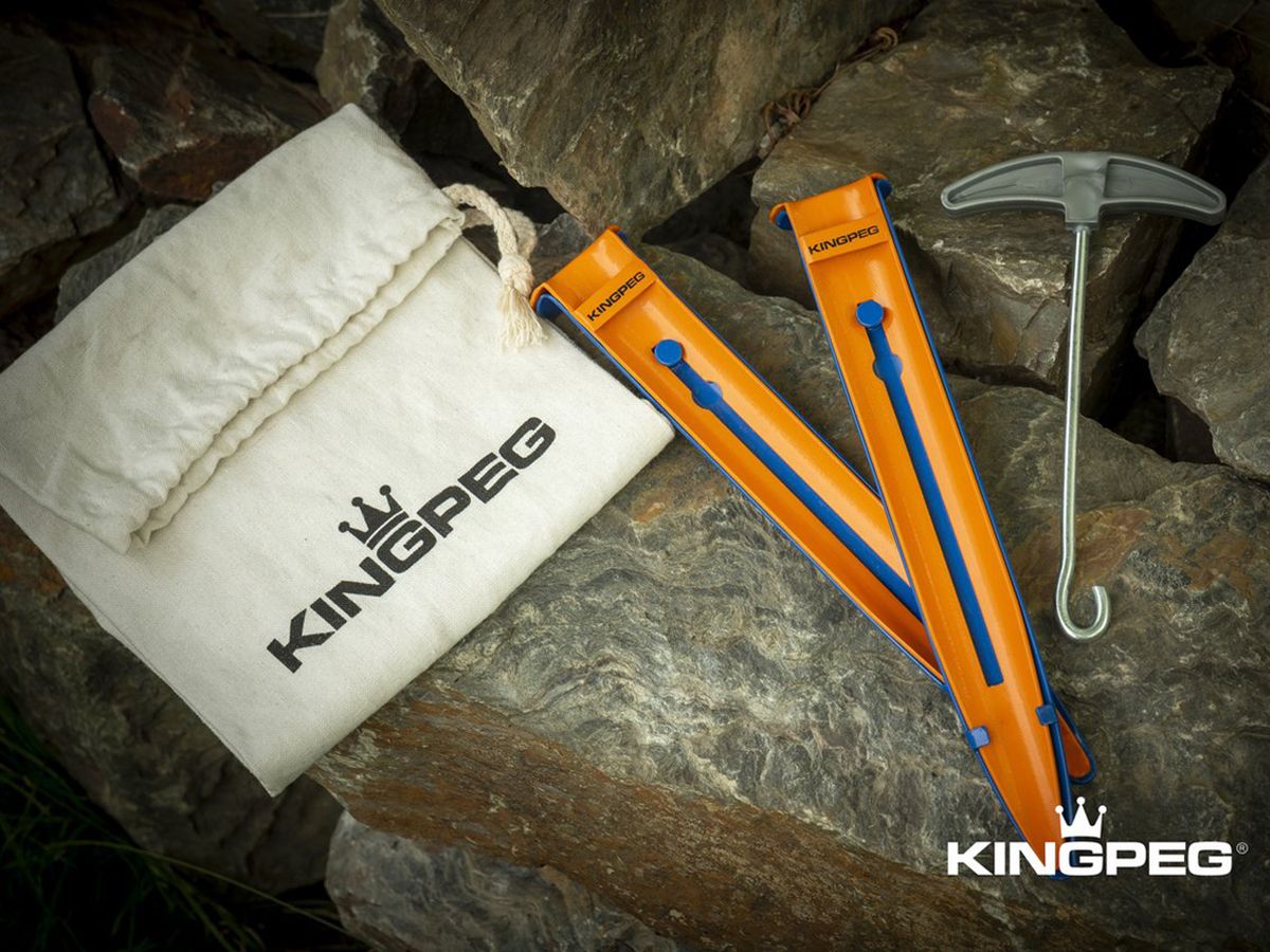 Kingpeg pro tentharingen - set van 10
