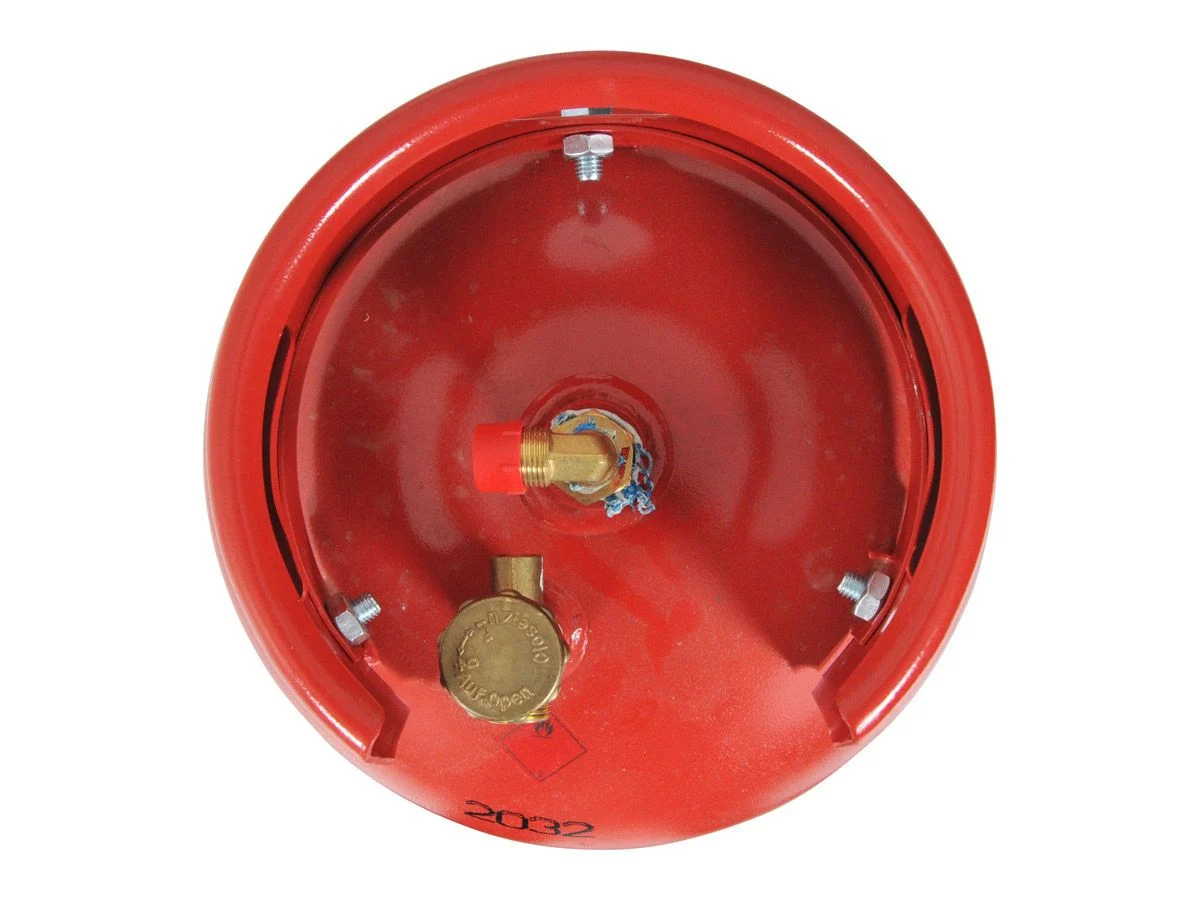 Badé 27 liter stalen staande LPG tank