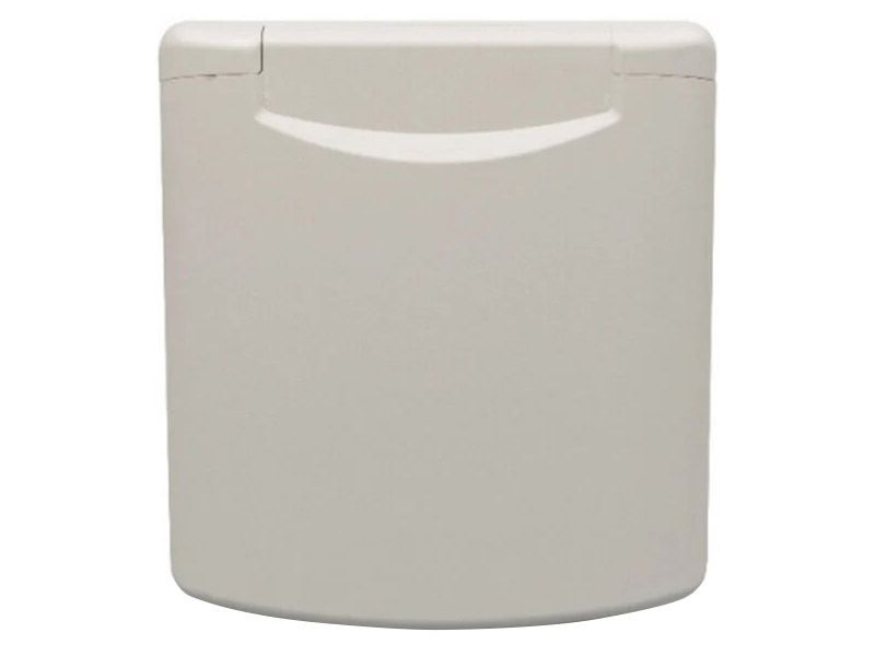 Gas uitvoerdoos - lichtgrijs