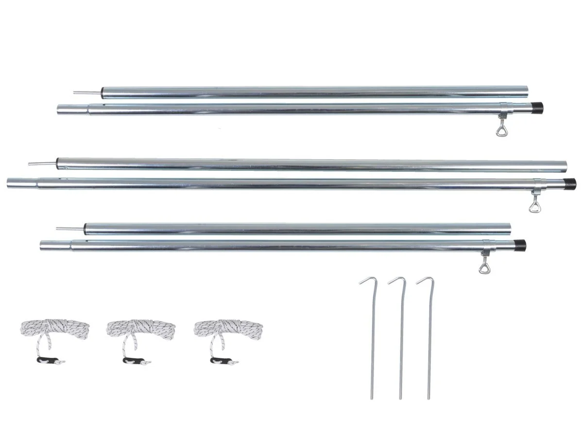 Obelink set met 3 verstelbare luifelstaanders