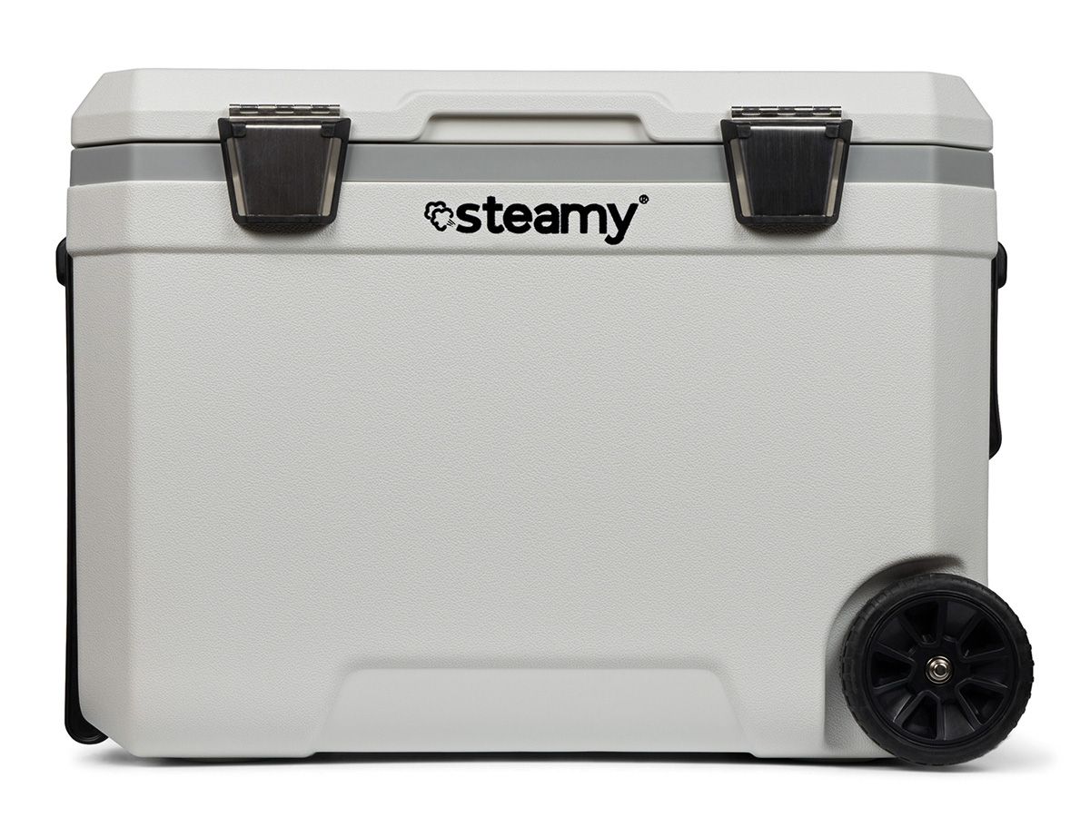 Steamy Marine 45 koelbox op wielen - White