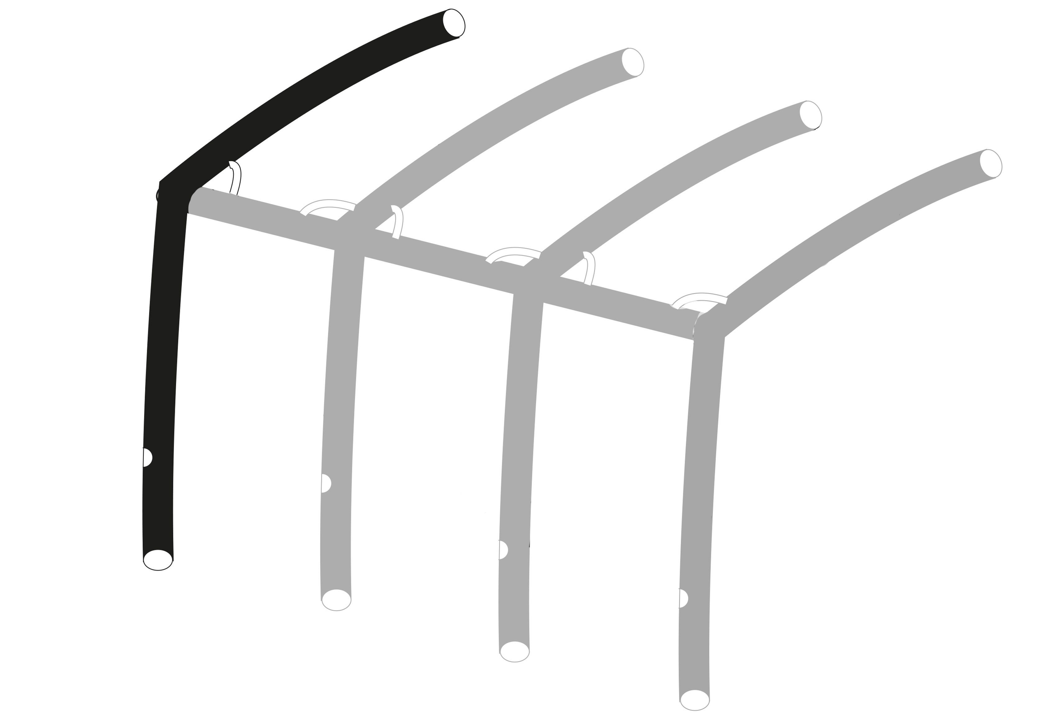 Obelink Viera/Monaco/Ambassador 320/380/420 Easy Air Connected hoofd airtube links