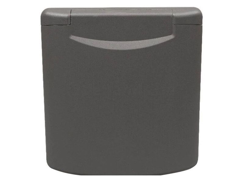 Gas uitvoerdoos - donkergrijs