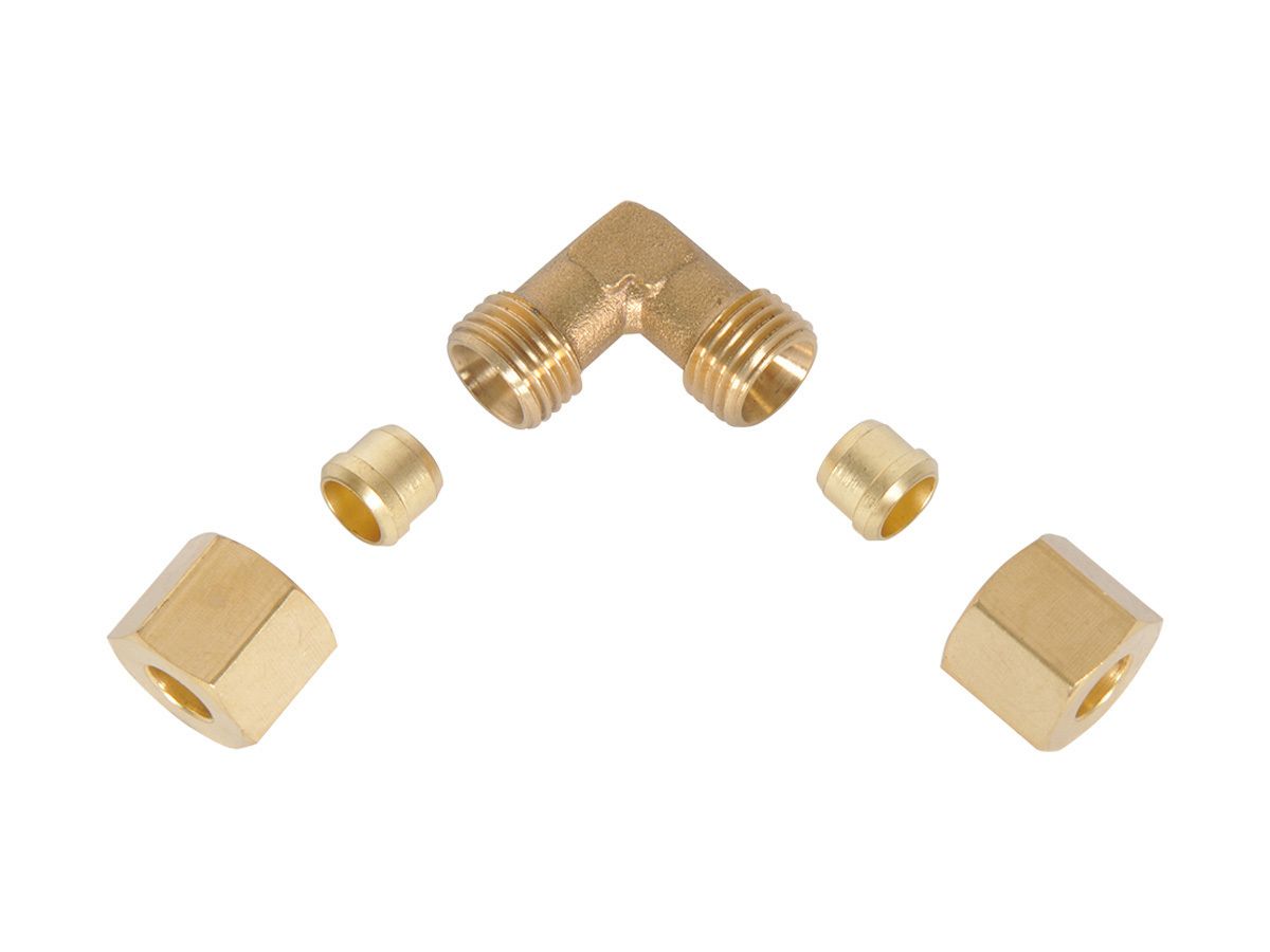 Obelink 6/8 mm knie koppeling