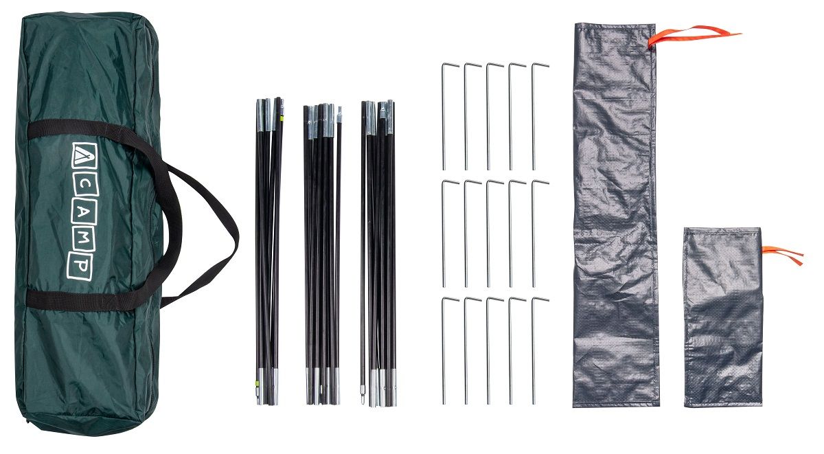 ACAMP RYAN 4-persoons koepeltent - Green