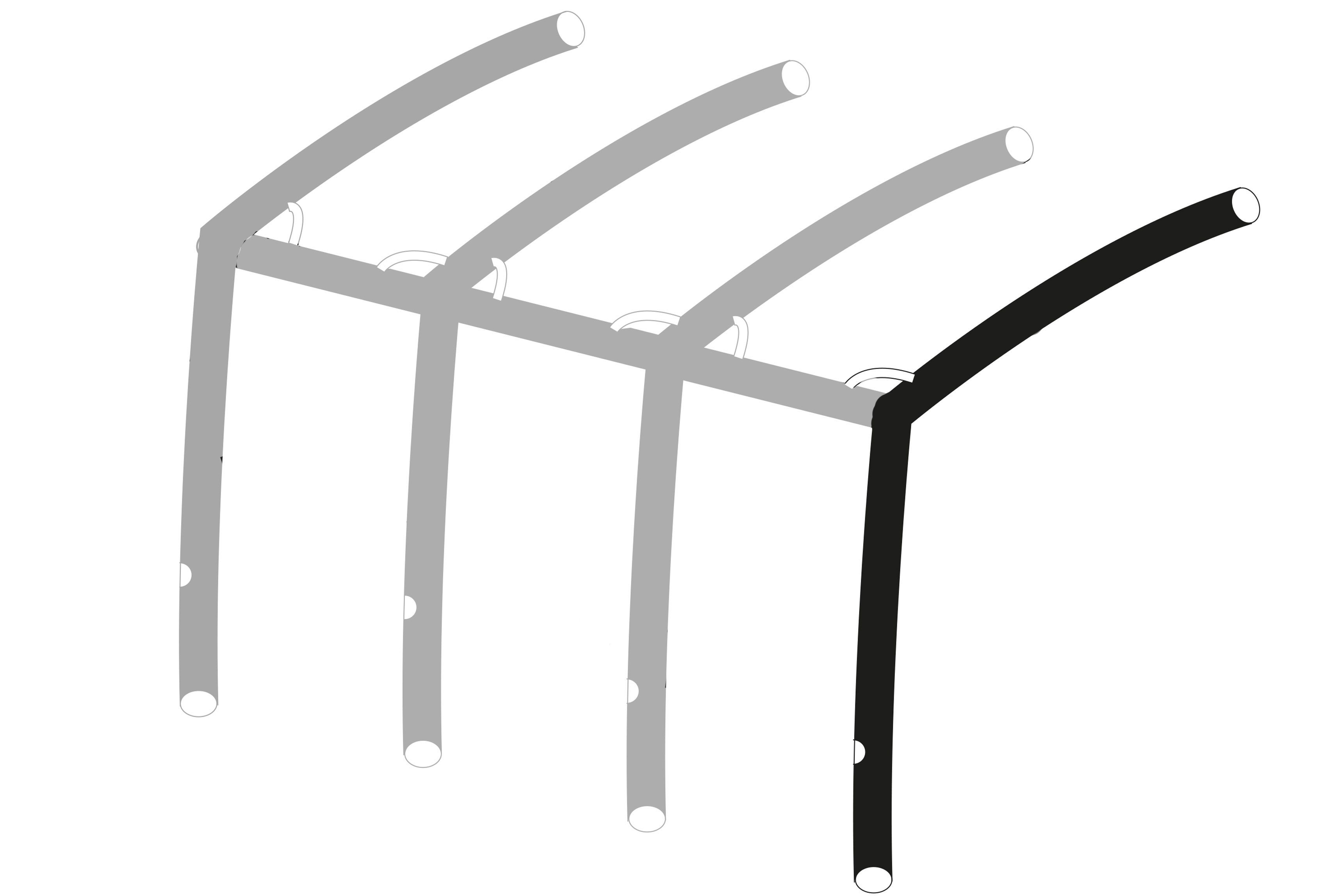 Obelink Viera/Monaco/Ambassador 320/380/420 Easy Air Connected hoofd airtube rechts