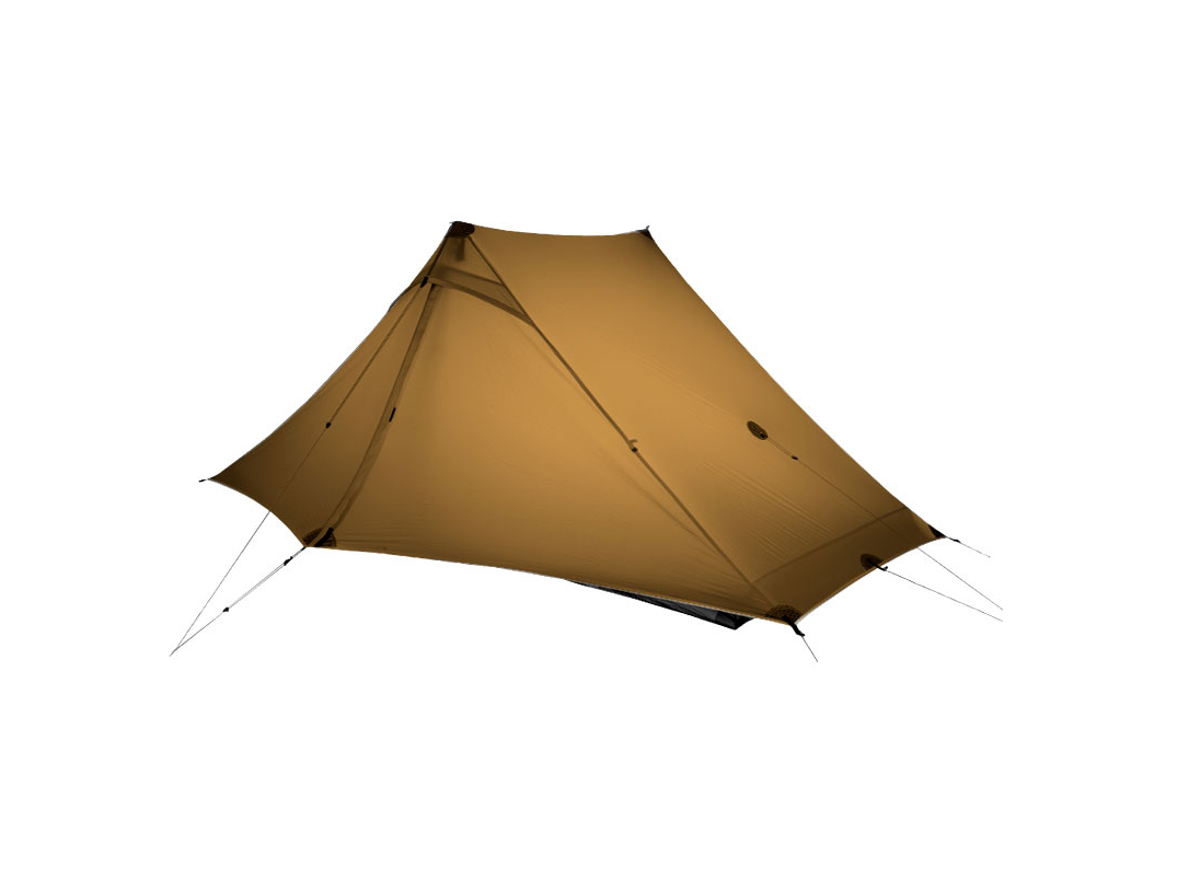 3F UL GEAR 2 PRO 3 seizoenen 2-persoons tent - Brown