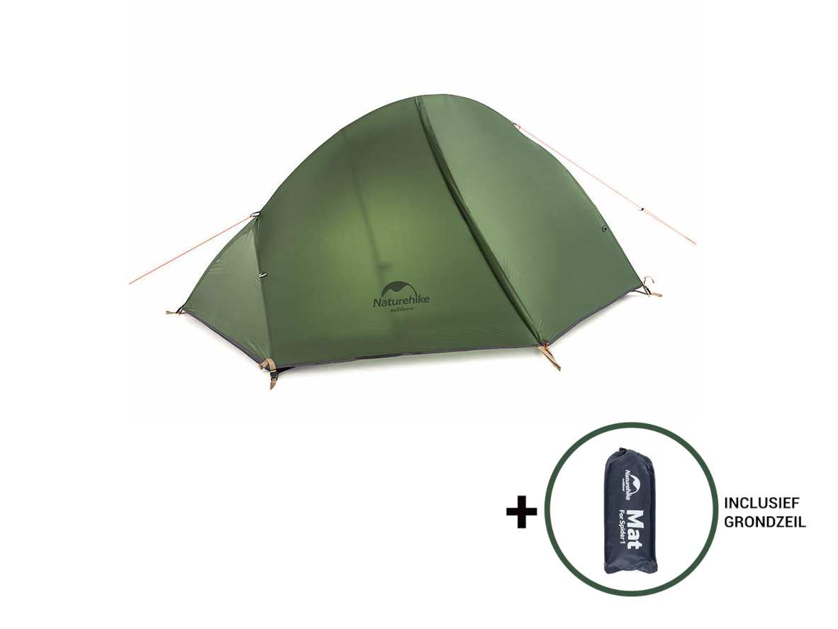Naturehike Spider 1 persoons tent - Green