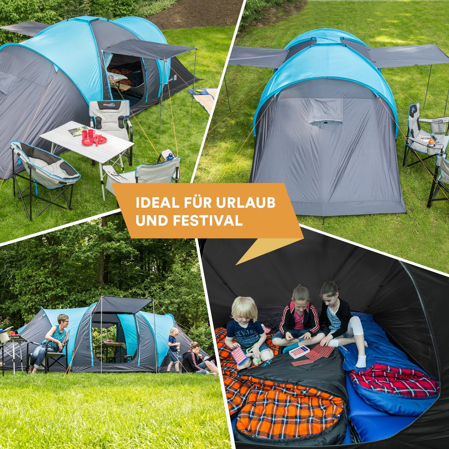 Skandika Hammerfest 6 Sleeper Protect Koepeltent