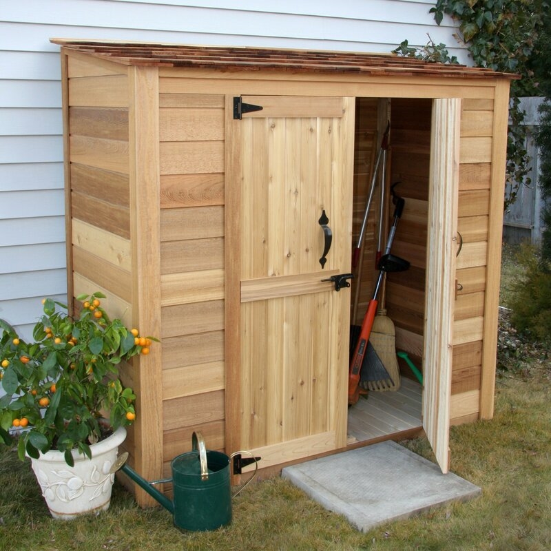 Outdoor Living Today Grand Garden Chalet 6 ft. W x 3 ft. D Solid Wood Tool Shed
