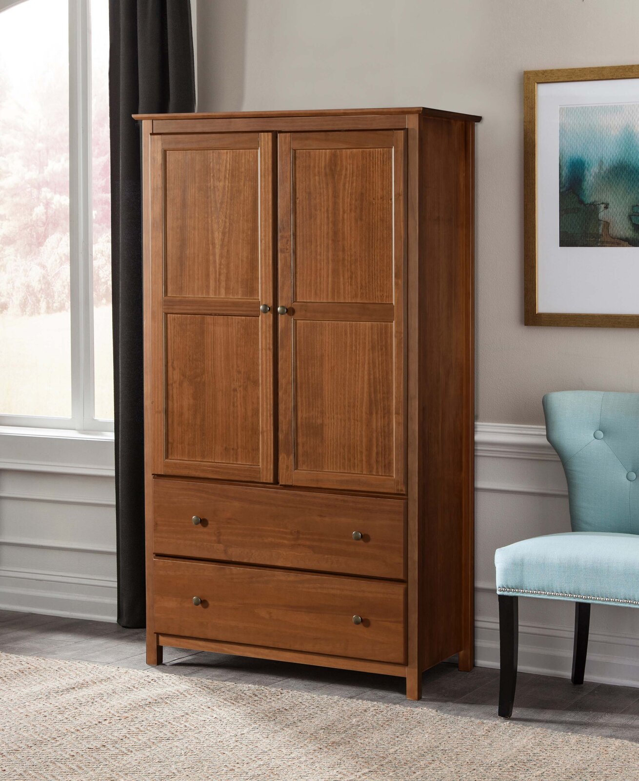 Solid Wood Armoire