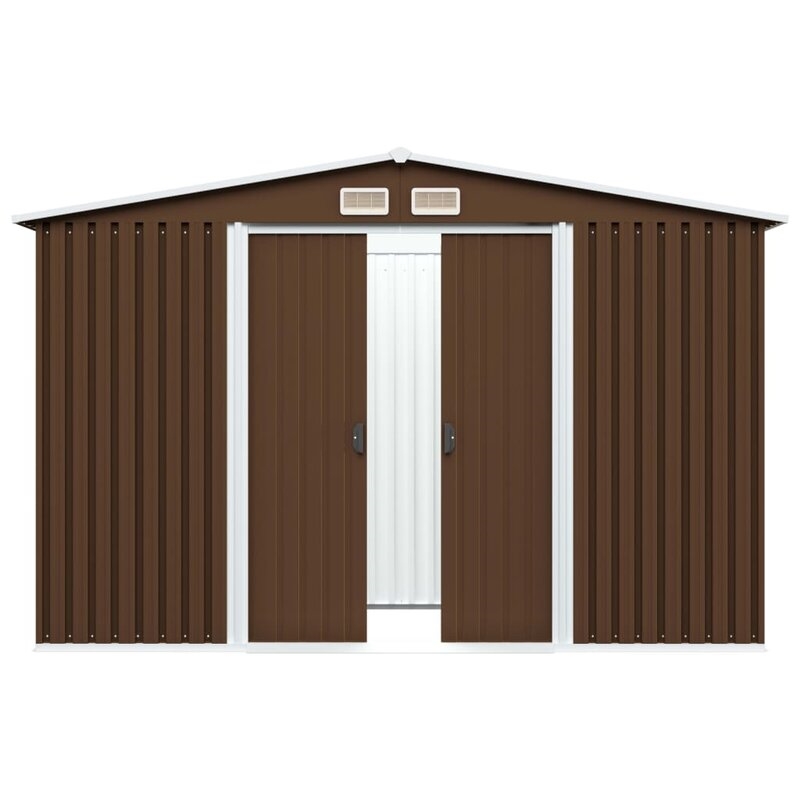 Disckinson 8.4 ft. W x 7.6 ft. D Metal Corner Tool Shed
