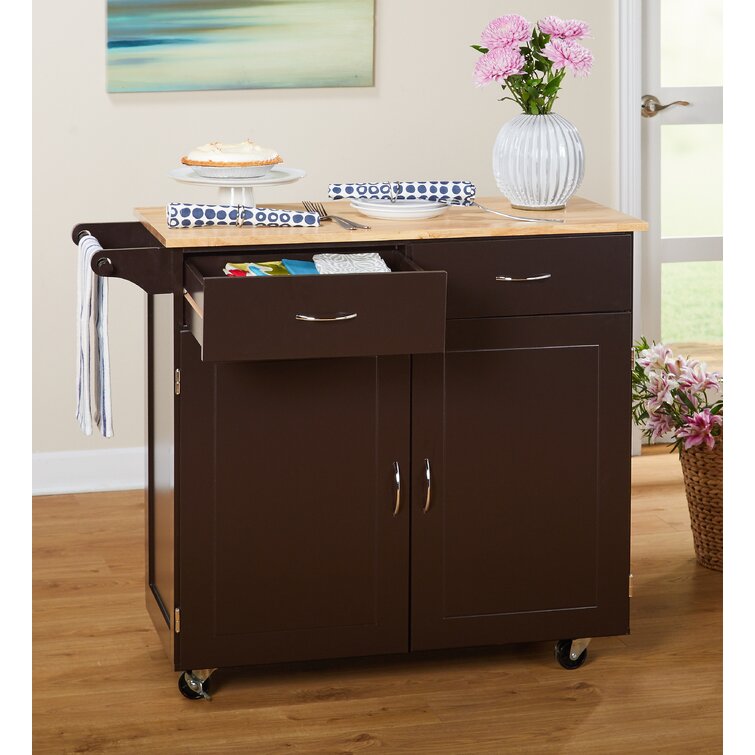 Sammons Solid Wood Kitchen Island