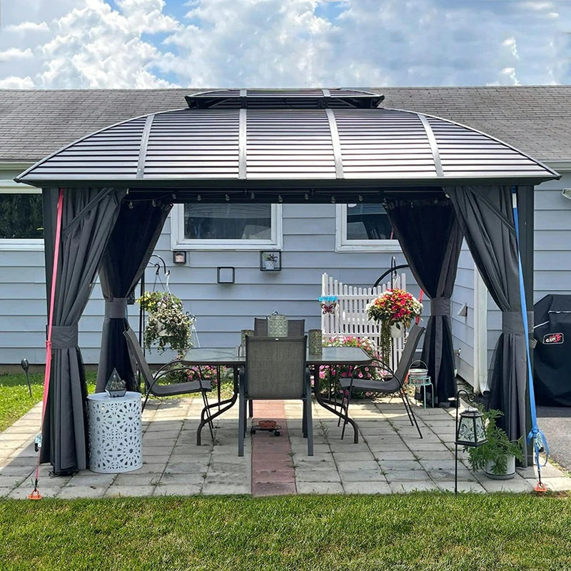 10'x12' Arc Hardtop Gazebo