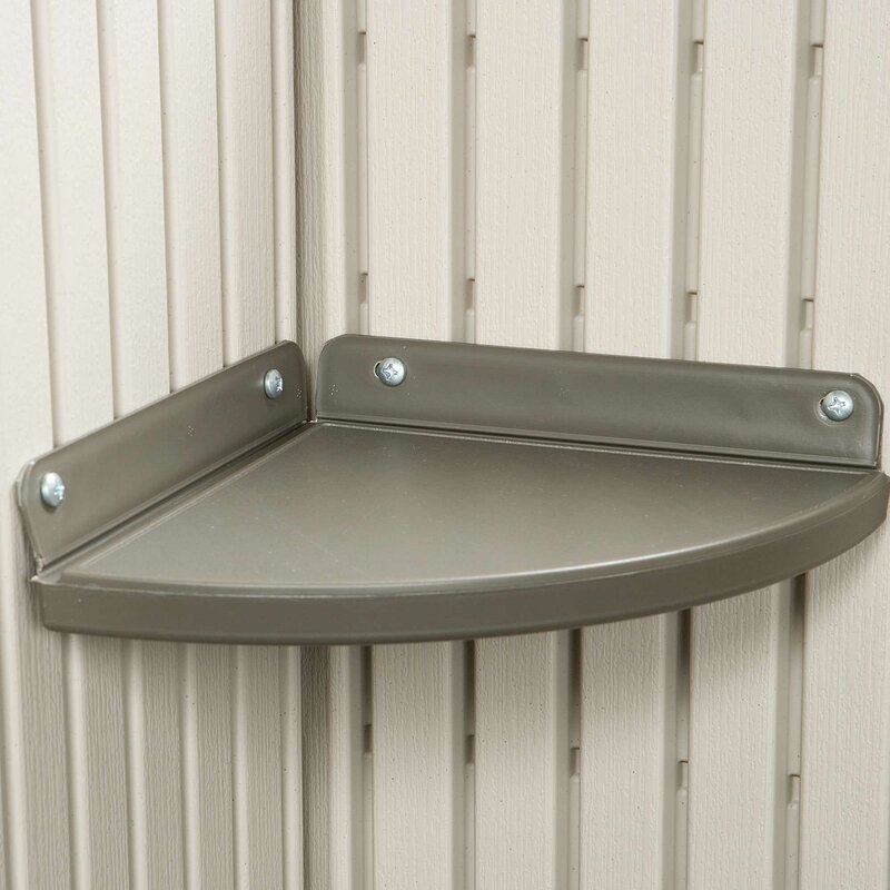 8 ft. W x 12.5 ft. D Plastic Storage Shed