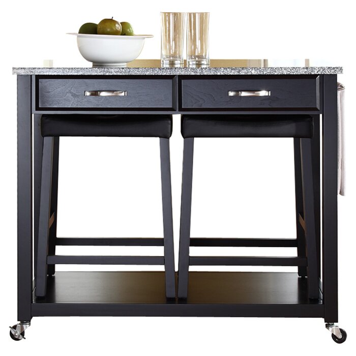 Diamondback Granite Kitchen Island Set