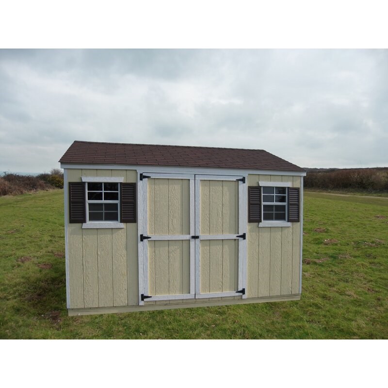 Value 8 ft. W x 8 ft. D Solid and Manufactured Wood Storage Shed