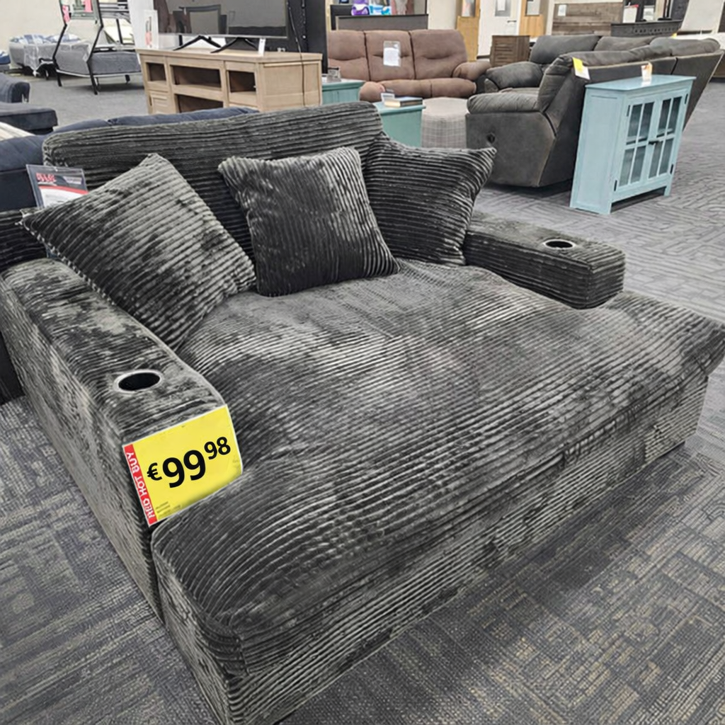 Nestle Recliner With Dual Cupholders And Charging Ports