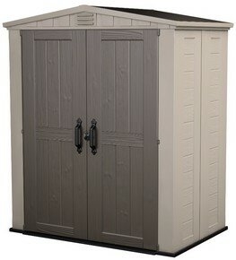 Factor 6 ft. W x 3.5 ft. D Plastic Tool Shed