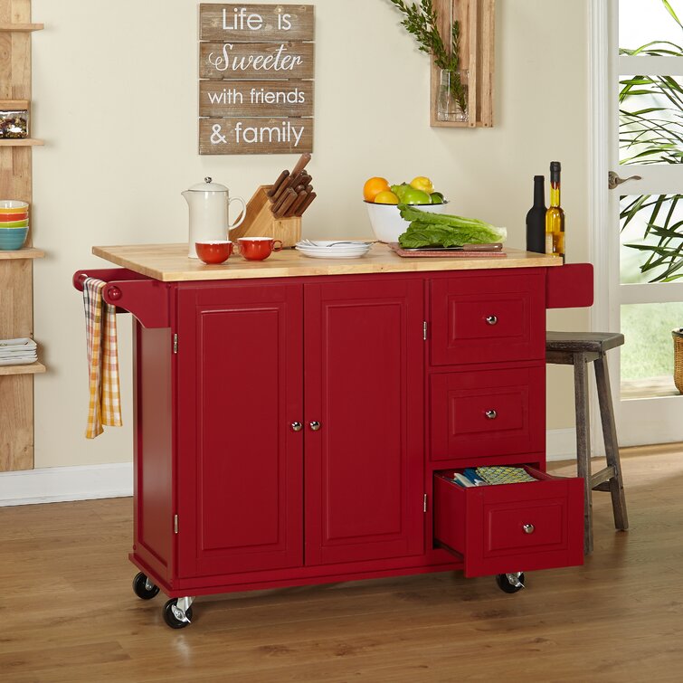 Hardiman Solid Wood Kitchen Cart