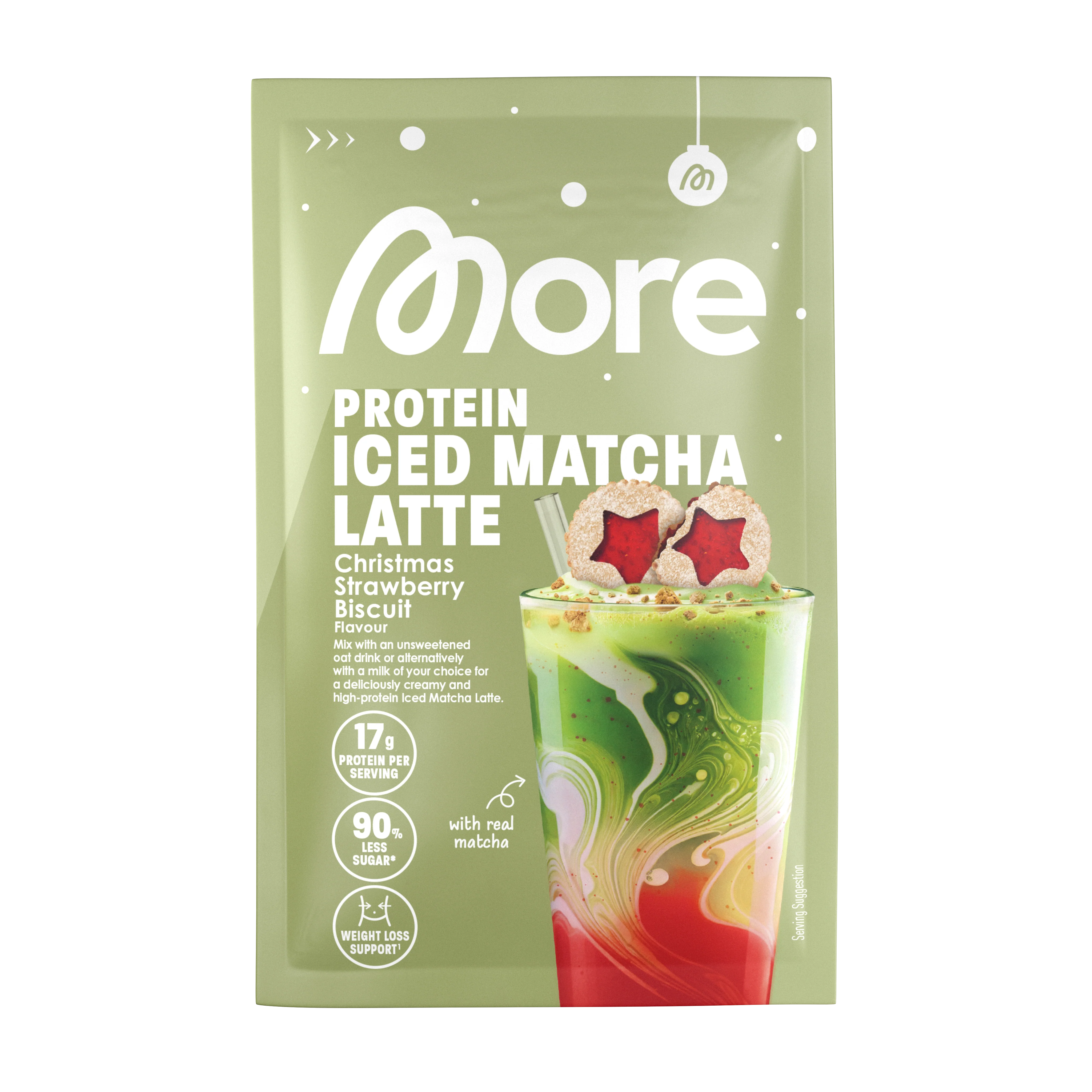 More Protein Iced Matcha Latte