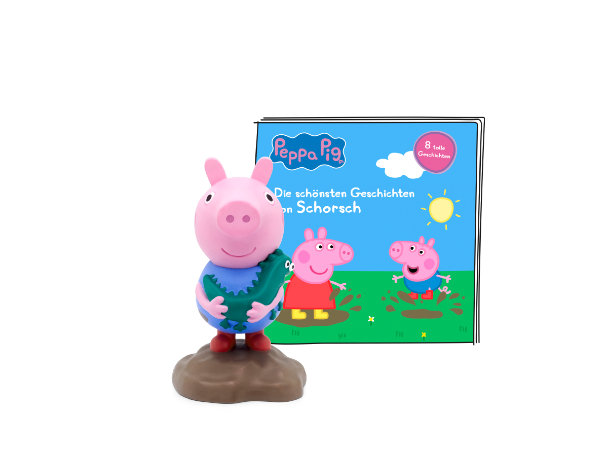 Tonies Bundle - Peppa Pig Geschichtenwelt – Gute Nacht, Ritterburg & Schorschs Lieblingsgeschichten
