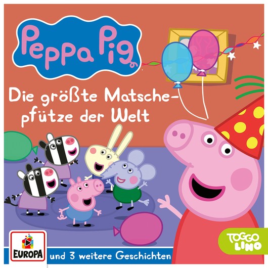Audio Content - Peppa Pig - [DE] Die größte Matschpfütze der Welt (und 3 weitere Geschichten)