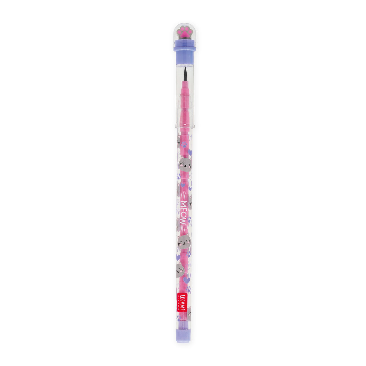Kitty Stackable Pencil with Eraser - Take a Tip