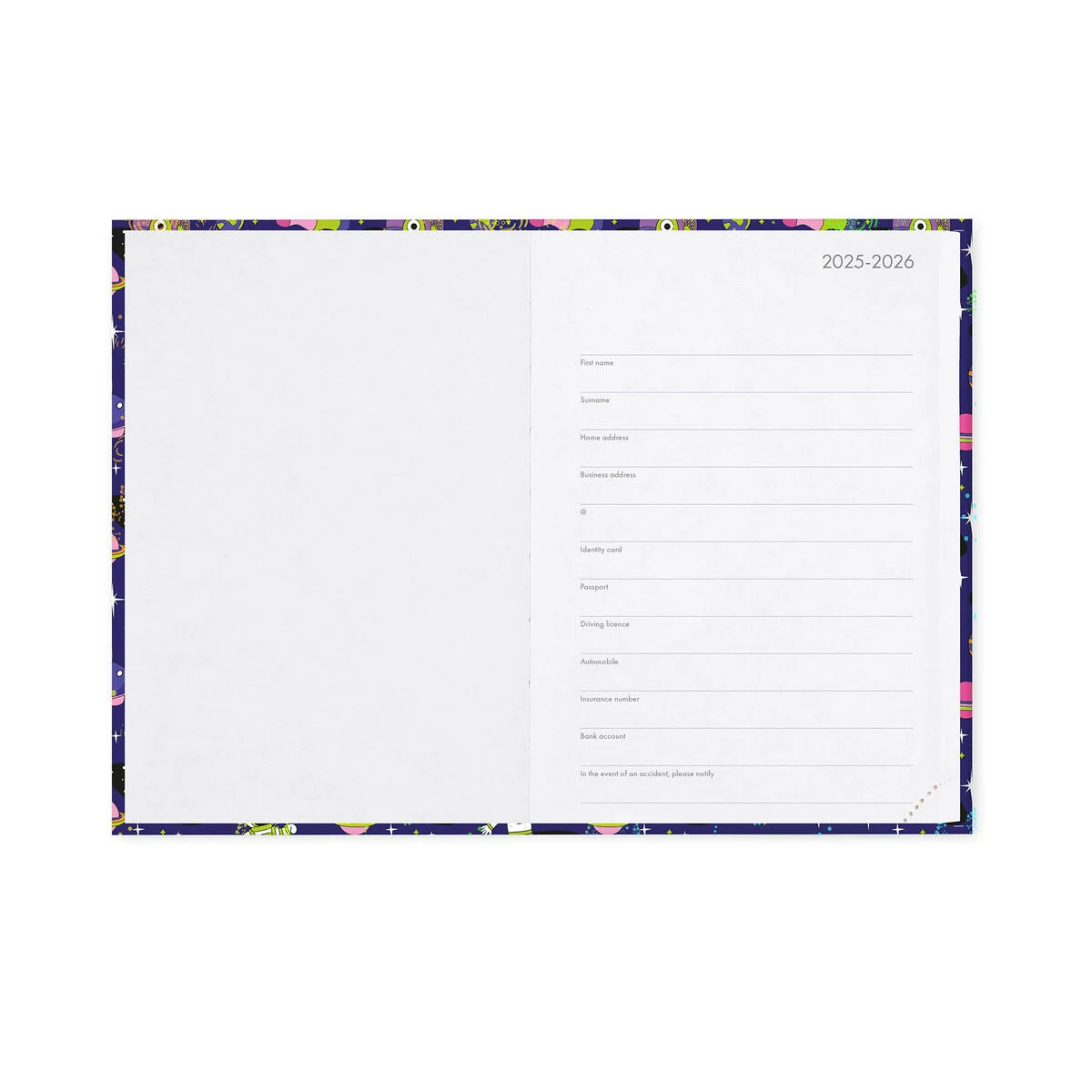 16-Month Daily Photo Diary for 2025/2026 - Space