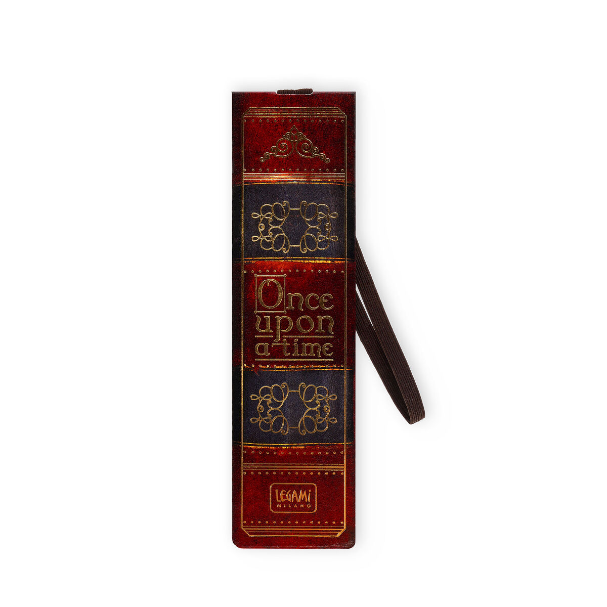 Illustrated Bookmark with Elastic Band - Vintage Book - Bookmark