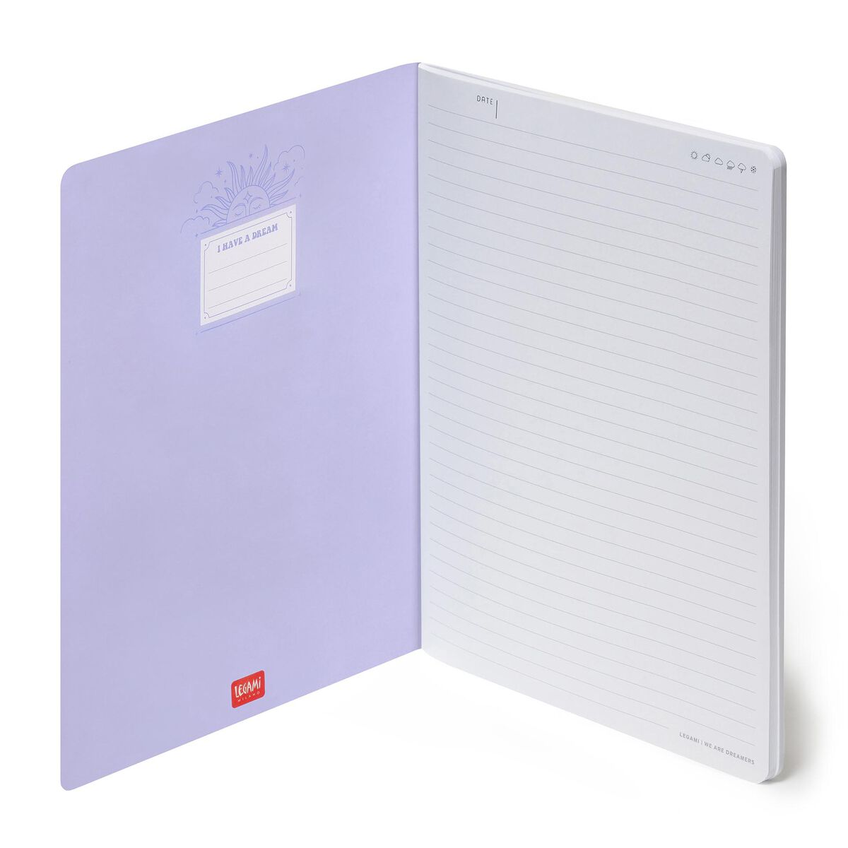 B5 Lined Notebook with Illustrated Hard Cover - Tarot