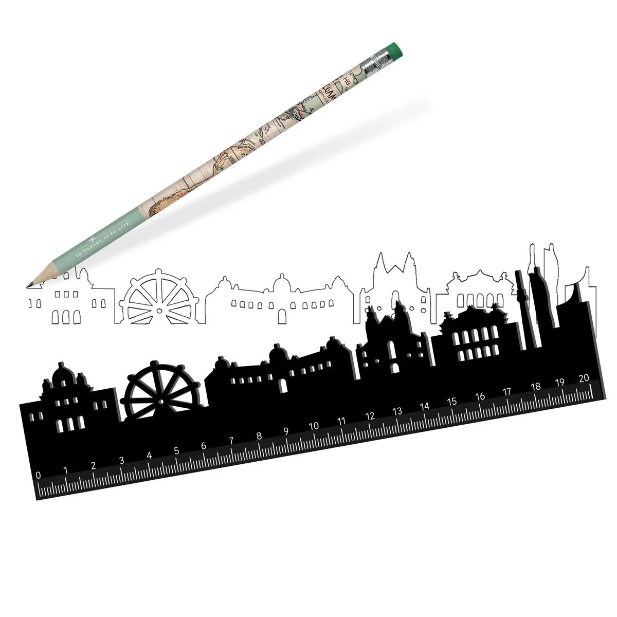 Ruler with the Vienna Skyline - Follow The Skyline