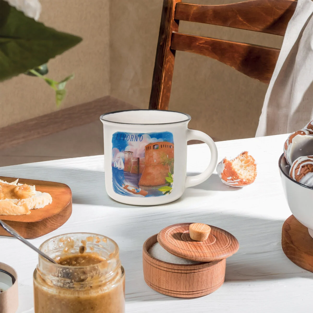 Porcelain Mug - Livorno - Cup-Puccino